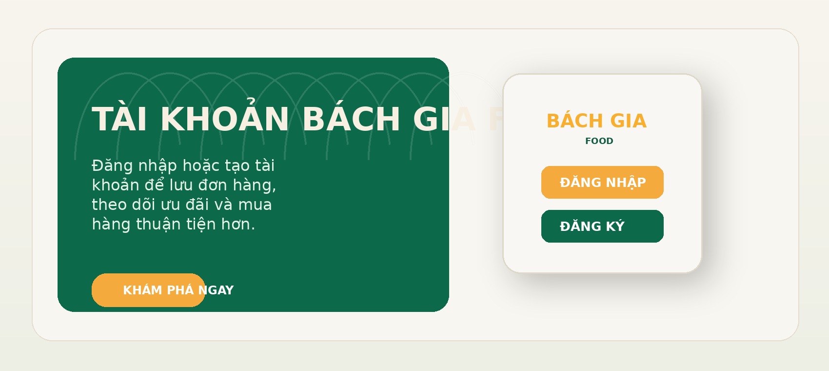 Đăng nhập Bách Gia Food