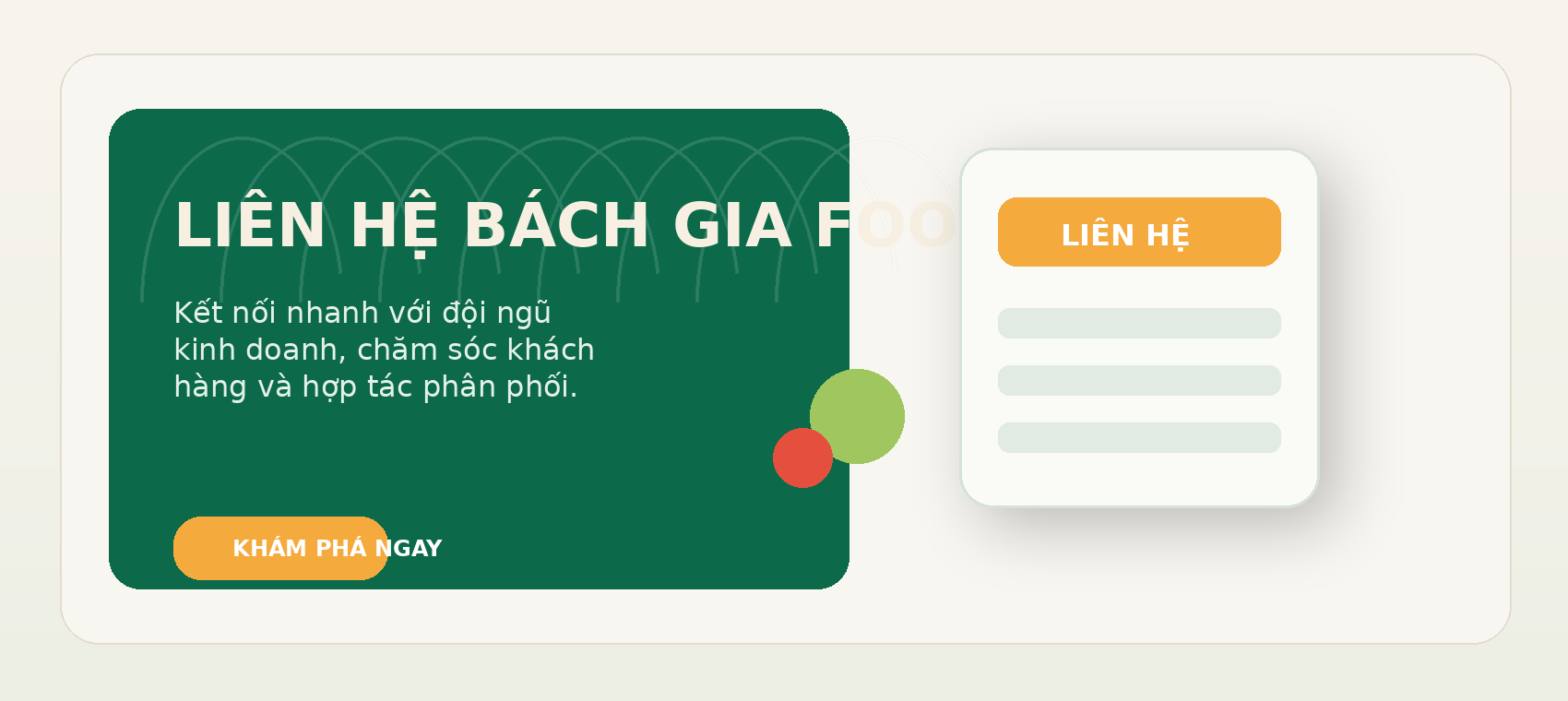 Liên hệ Bách Gia Food