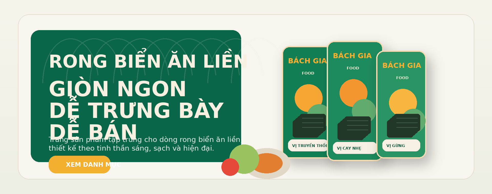 Danh mục rong biển ăn liền