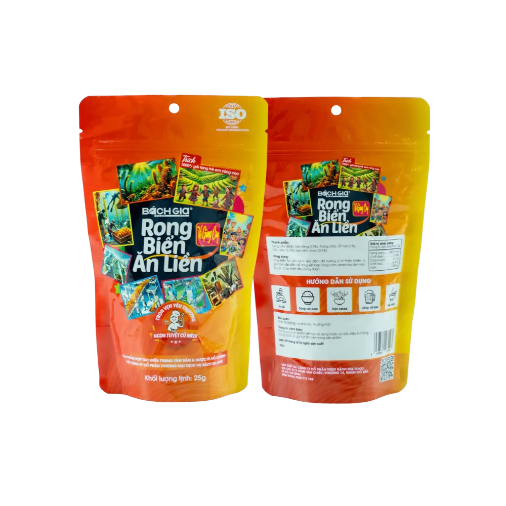 Rong Biển Ăn Liền Vị Gừng Cay 25g