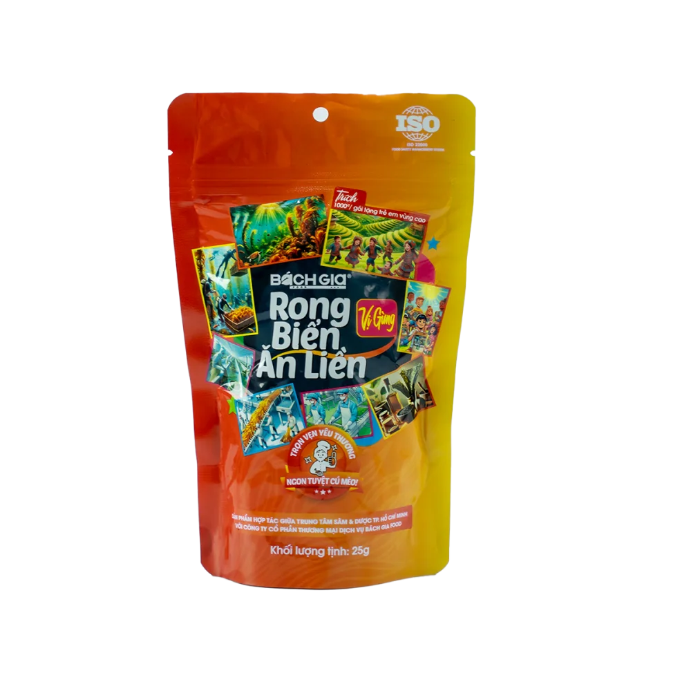 Rong Biển Ăn Liền Vị Gừng 25g