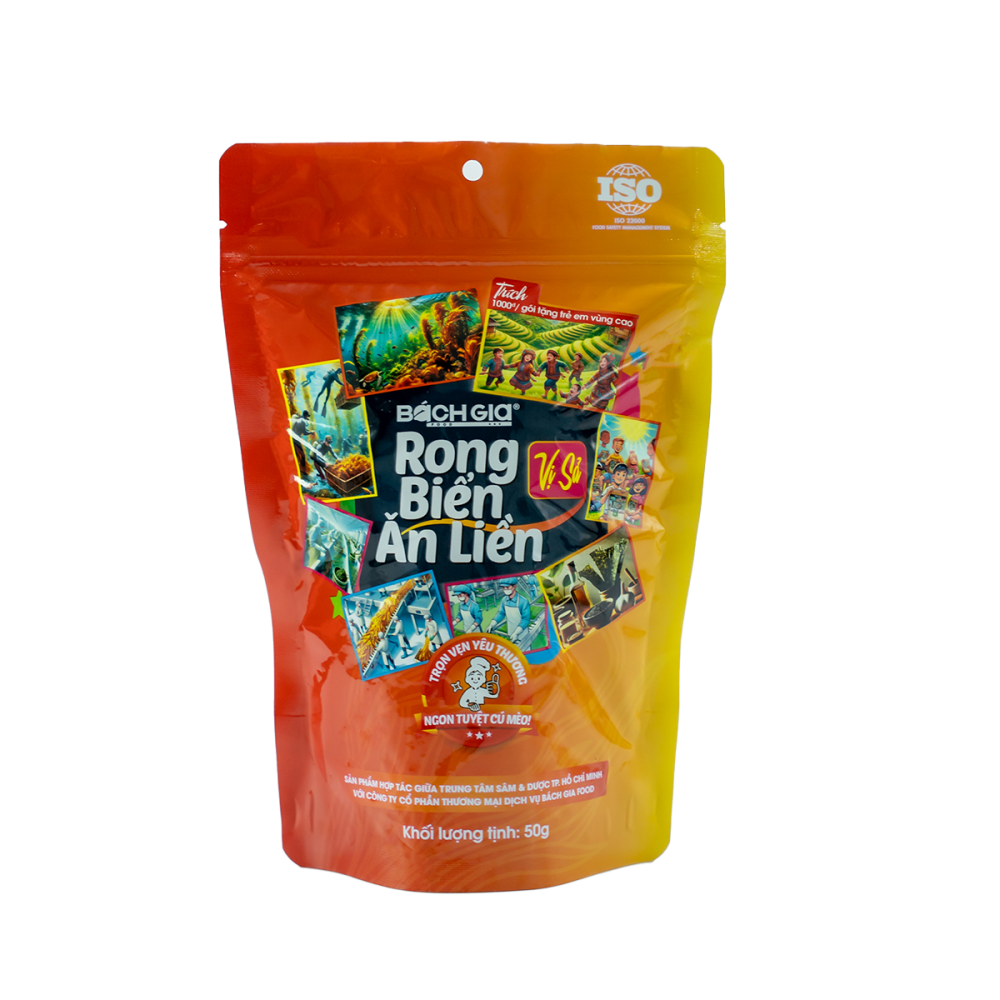 Rong Biển Ăn Liền Vị Sả 50g