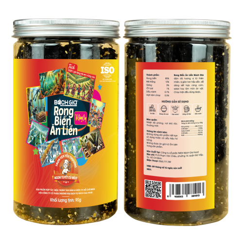 Rong Biển Ăn Liền Vị Gừng Cay 90g