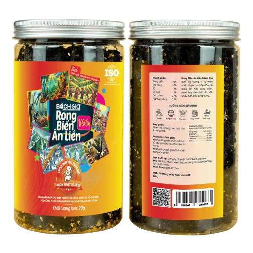 Rong Biển Ăn Liền Vị Sả Cay 90g