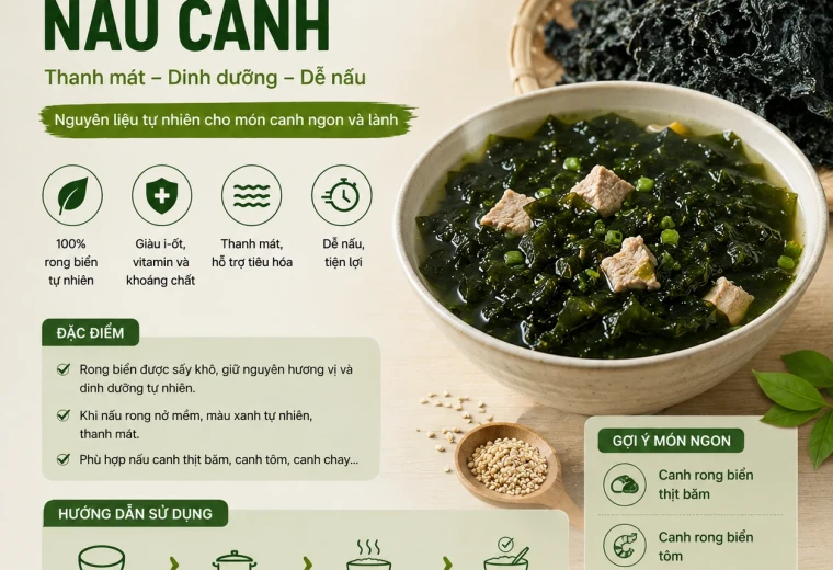 Rong biển nấu canh