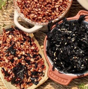 rong biển sấy khô ăn liền