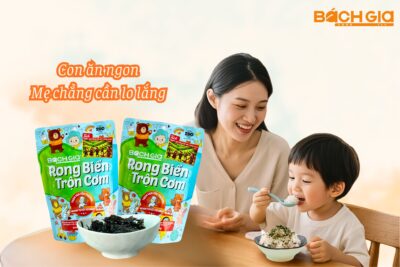 Rong biển ăn vặt cho bé có lành mạnh không
